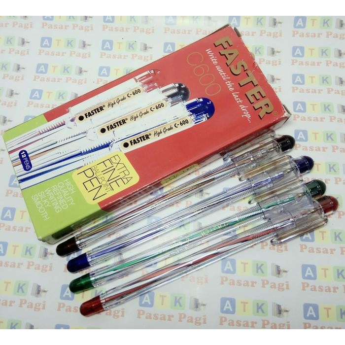 

X689 Pen Faster C 600 Hitam Dan Biru