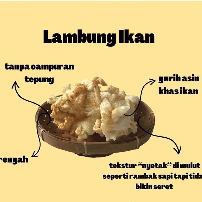 

Sale!! (Oleh Oleh Surabaya) Kerupuk Lambung Ikan Enak Dan Gurih 100Gr