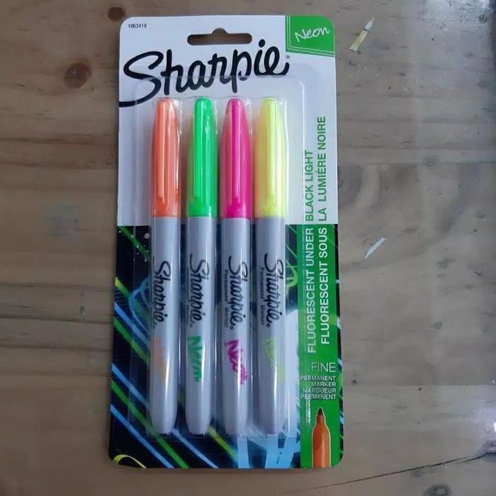 

Sharpie Fine Point Neon set 4 Permanent Marker