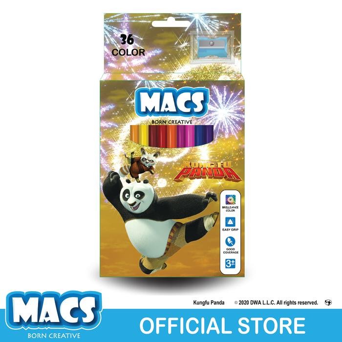 

MACS Pensil Warna 36 Colors Kung Fu Panda