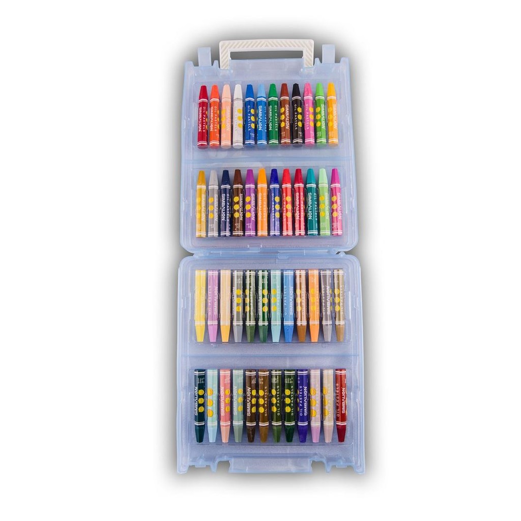

Simbalion Crayon/ Krayon KF-48A Plastic Case FREE Crayon Susun LCOC-21