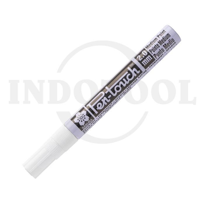 

Spidol Putih Pen Touch Medium Point White 42500 SAKURA