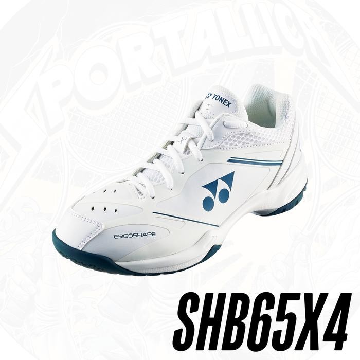 Sepatu Badminton Yonex Power Cushion SHB65X4 SHB65 X 4 SHB65X4EX WHITE