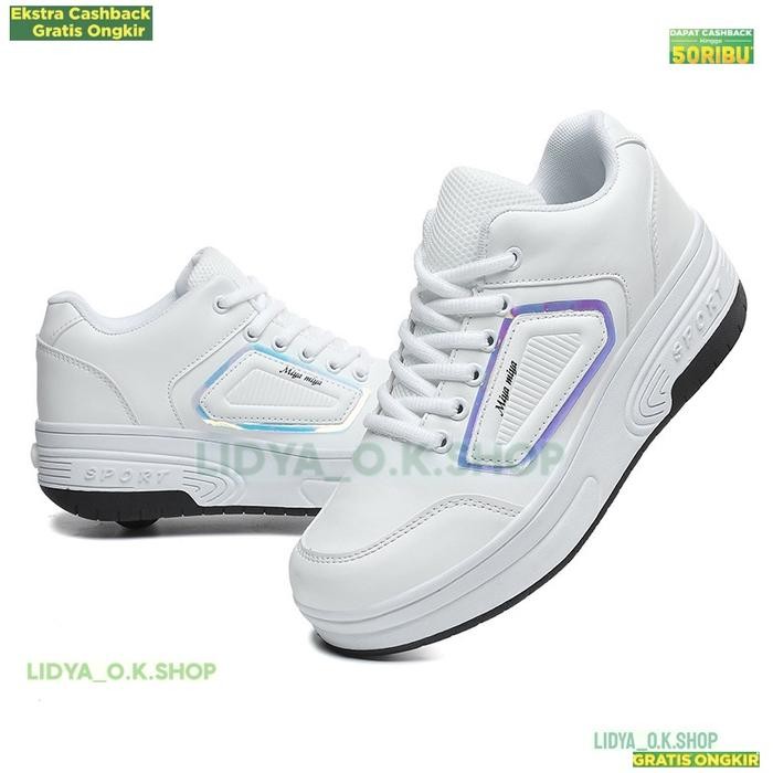 O.K Sneakers Roller Shoes Sepatu Roda 2 Heelys Sepatu Olahraga Anak