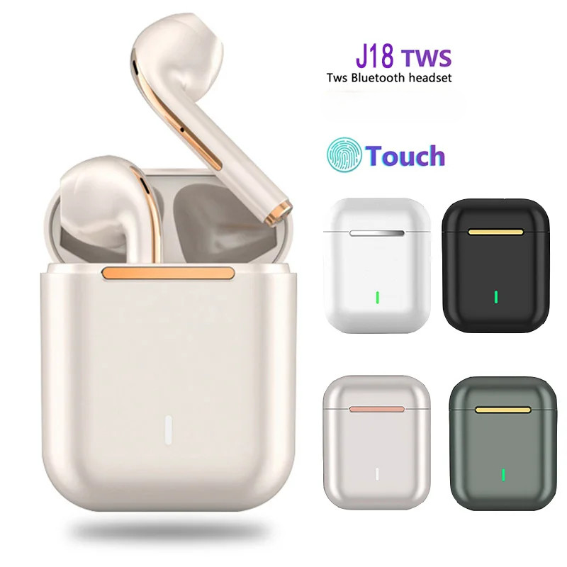 IMPORT NEW Original J18 TWS Bluetooth Headphones Stereo True Wireless Headset Earbuds In Ear