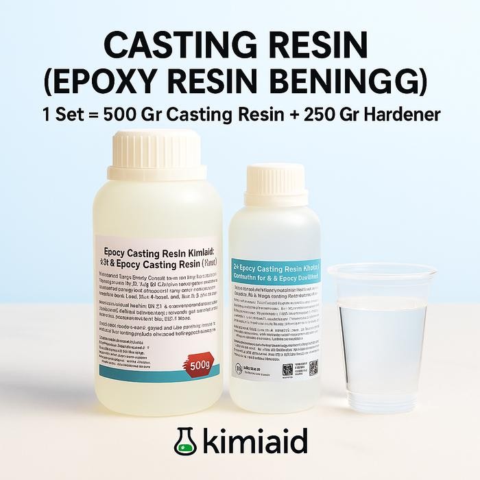 EPOXY RESIN CLEAR - 750 GR - CASTING RESIN - LYCAL 1011 - EPOXY CLEAR