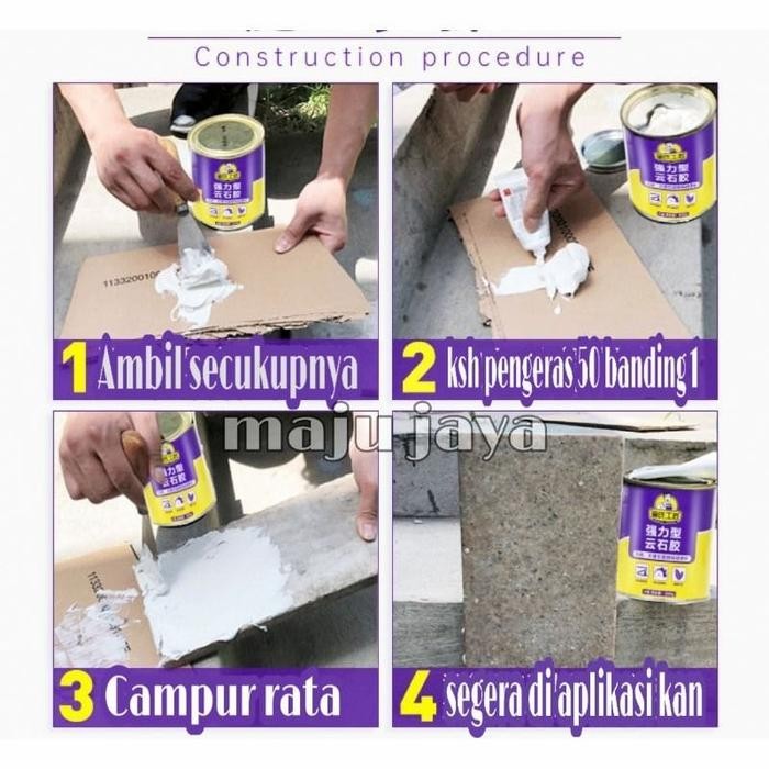 LEM SUPER/RESIN INSTAN BATU MARMER /GRANIT/KERAMIK BATU LAINNYA