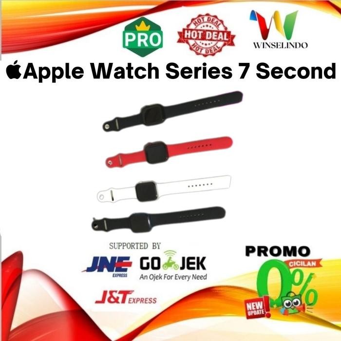 Apple Watch Series 7 41mm 45mm Second Fullset GPS iWatch Original S7