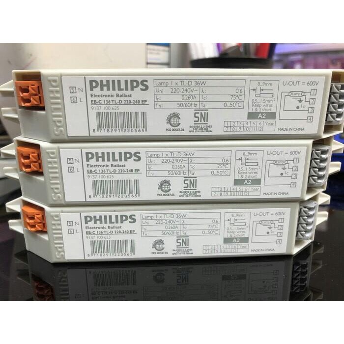 

BALLAST TRAVO TL ELEKTRONIK EBC 136 36W 36 WATT EP PHILIPS