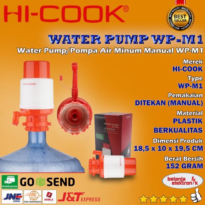 

WATER PUMP POMPA GALON MANUAL HI-COOK WP-M1 - HICOOK-181-WPM1
