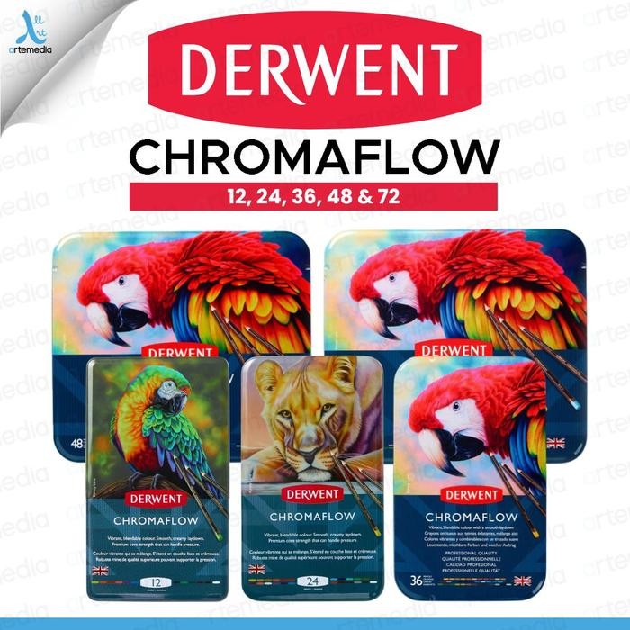 

Derwent Chromaflow Color Pencil Pensil Warna Set