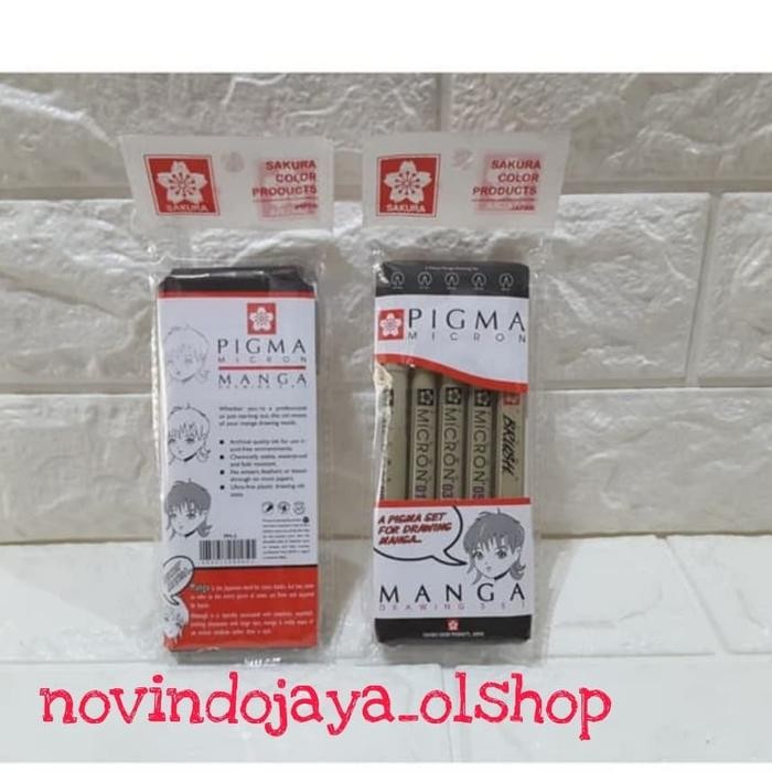 

SAKURA PIGMA MICRON MANGA DRAWING SET TERMURAH ECER 1 SET