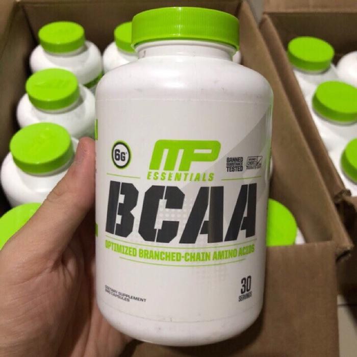 (Bonus Tempat) MusclePharm Mp Bcaa 3 : 2 : 1 isi Capsule