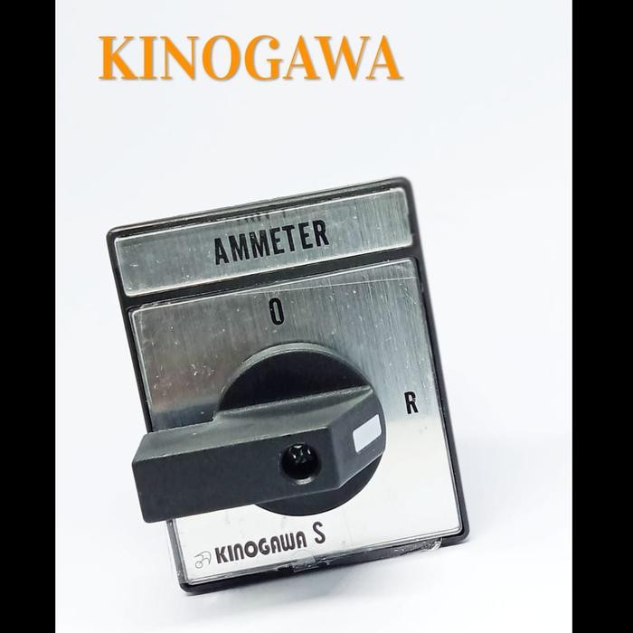 CAM SWITCH AMPERE SELECTOR 4 POSISI AMPERE SWITCH - AMMETER - KINOGAWA
