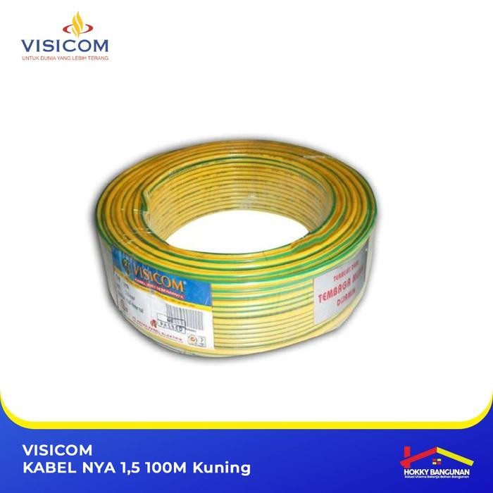 VISICOM KABEL NYA 1,5 100M KUNING