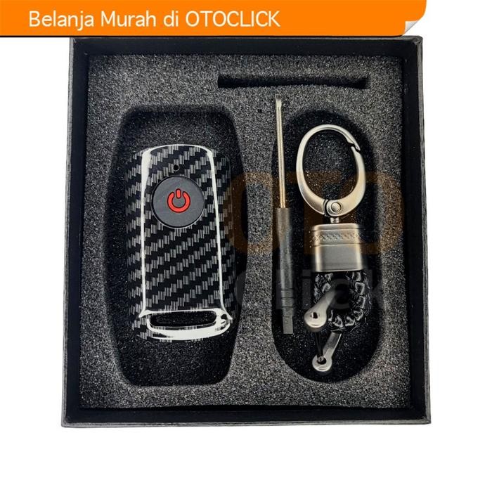 COVER REMOTE SARUNG KUNCI SMARTKEY CARBON CASE YAMAHA XMAX