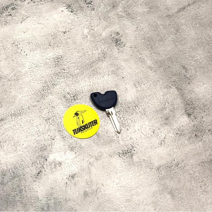 BLANK KEY KUNCI BIRU DUPLIKAT ORIGINAL PIAGGIO VESPA MATIC