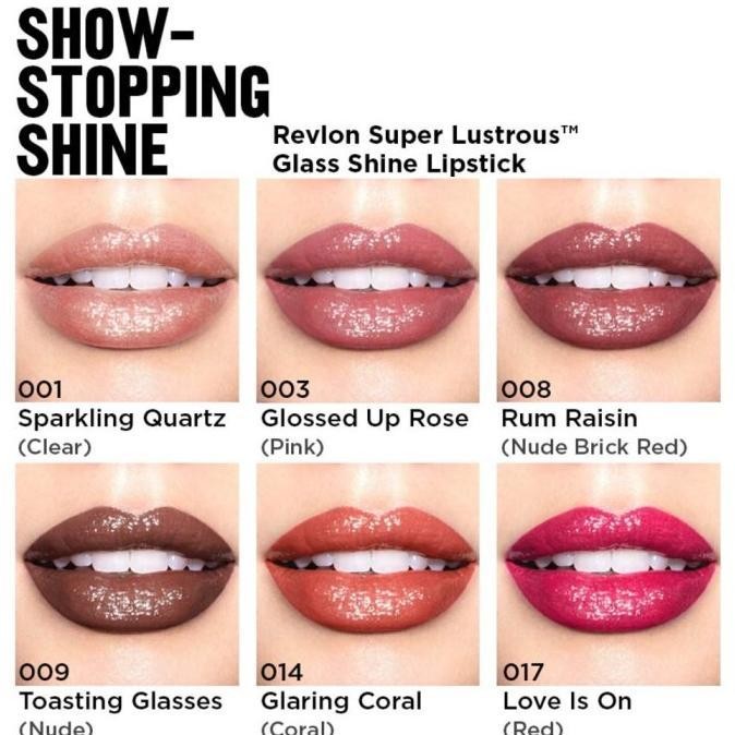 (Allthebest) LIPSTICK REVLON SUPER LUSTROUS GLASS SHINE RUM RAISIN [TERLARIS]