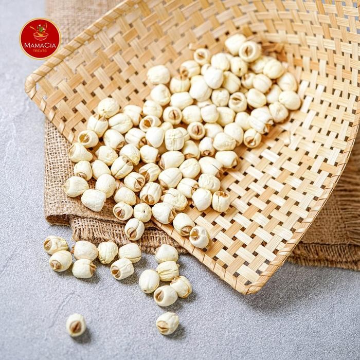 

ASLI Mamacia Treats Lotus Seed / Biji Teratai Grade Aaa Kualitas Premium 125 - 500 Gram READY STOCK