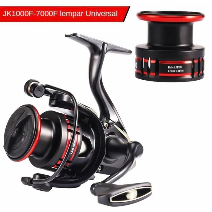 H5_T Caldari Jk1000-7000 Series Saltwater Joran Pancing Reel Pancing Besi 50Kg Drag Reel