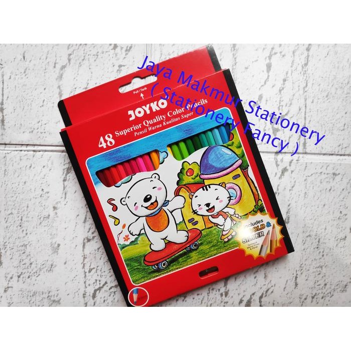 

SARI Pensil Warna Joyko 48 Warna Cp-48Pb