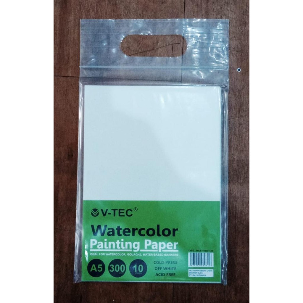 SARI Watercolor Painting Paper V-Tec 300 Gsm Off White
