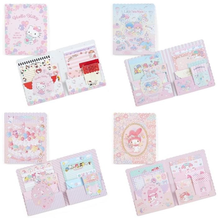 

5WUM Surat Menyurat Kertas Set Letter Greeting Amplop Motif Lucu Karakter Kartun Sanrio