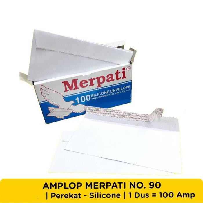 

5WUM Amplop Buklet Putih Merpati No 90