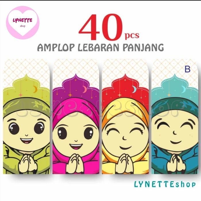 

5WUM Cashback Amplop Lebaran Panjang Motif Anak-Anak