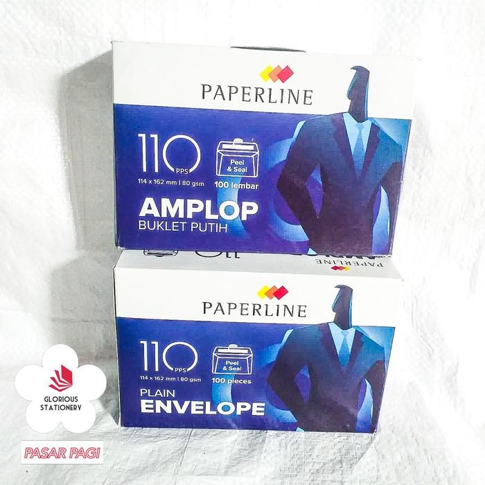 

5WUM Amplop Putih Polos Pendek 110 - Paperline