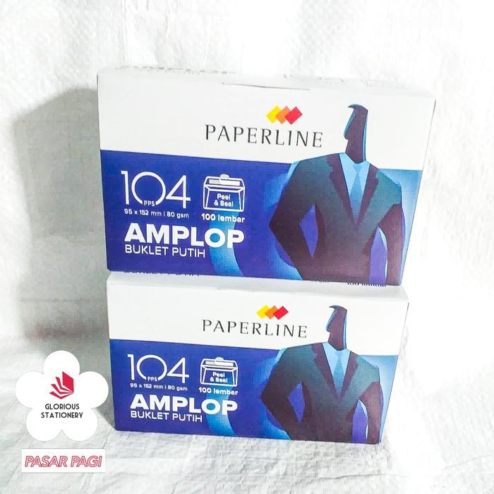 

5WUM Amplop Putih Polos Kecil 104 Merk Paperline