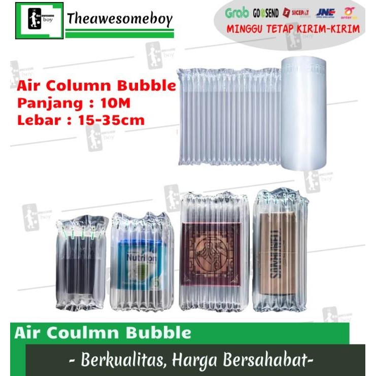 

5WUM Air Column Bubble Wrap Plastic Gelembung Plastik Packing Anti Pecah