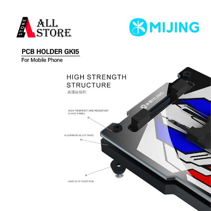 MIJING GK15 PCB HOLDER TOUGHENEDINSULATEDGLASS FIXTURE
