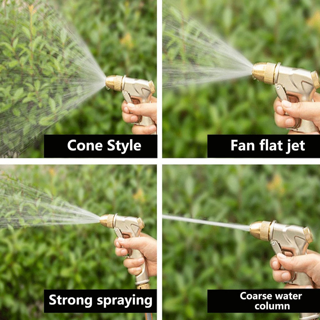 High Pressure Water Gun Water Hydro Jet High Pressure Water Spray Nozzle, Flexible Wand For Garden