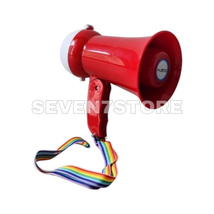 Megaphone Pengeras Suara Toa Fleco Hw-1R Speaker Demo Portabel Rekam Sirene Plastik Pembesar
