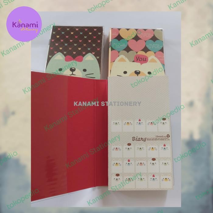 

Kanami Weekly Schedule Journal Book Colorful Agenda Mingguan Tahunan Yearly Planner.