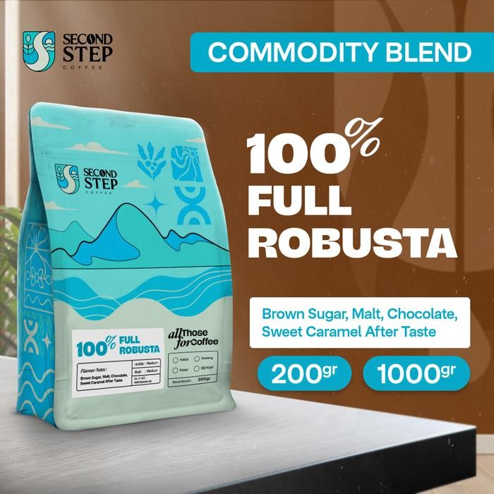 

BIJI KOPI FINE ROBUSTA Espresso Coffe Based By Second Step Coffee Roastery