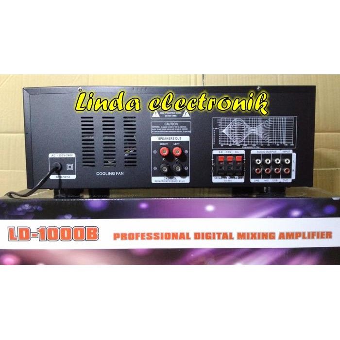 AMPLIFIER KARAOKE LAD LD 1000B KUALITAS BAGUS LAD LD1000B