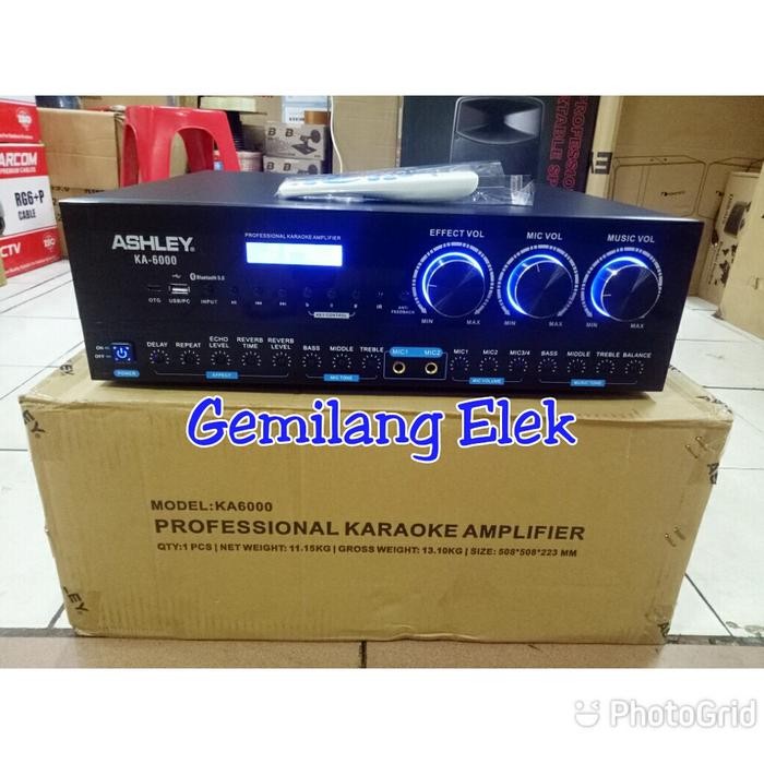 AMPLIFIER KARAOKE ASHLEY KA 6000 ORIGINAL