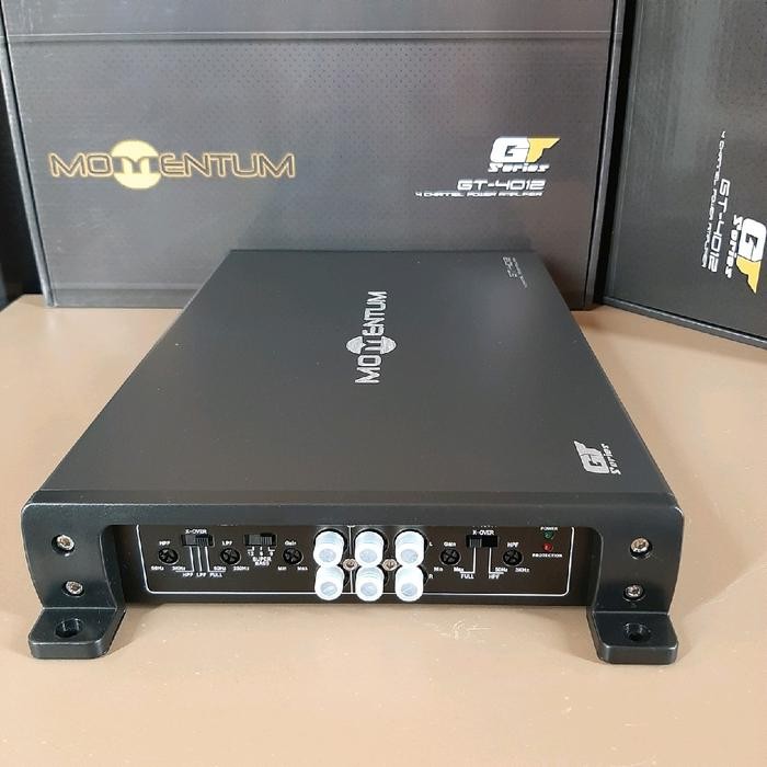 POWER MOMENTUM GT 4012 AMPLIFIER 4 CHANNEL MOMENTUM GT 4012 POWER 4 CHANNEL MOMENTUM GT-4012