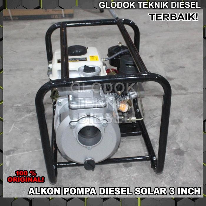 POMPA DIESEL SOLAR MESIN POMPA AIR SAWAH IRIGASI ALKON 3 INCH TERBAIK