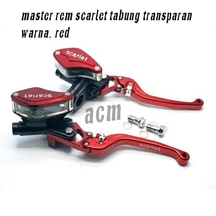 Master rem scarlet tabung cnc nmax aerox155 lexi125 pcx universal