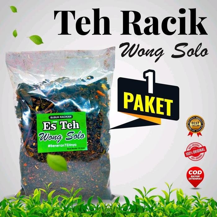 

Teh Racik Wong Solo khas dari solo Berat 160 Gram