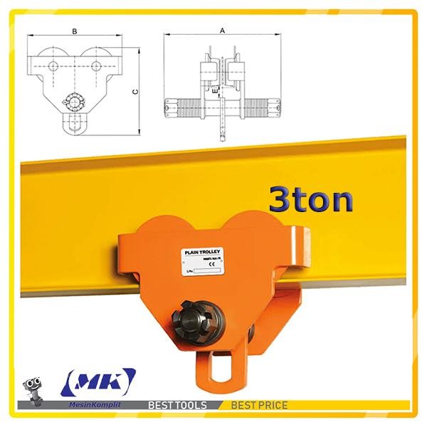 

Plain Trolley Katrol Manual 3 ton