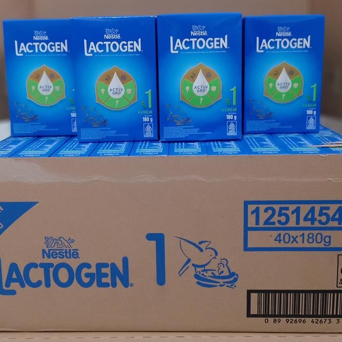 Susu Bayi Lactogen 1 180gr 0-6 bulan