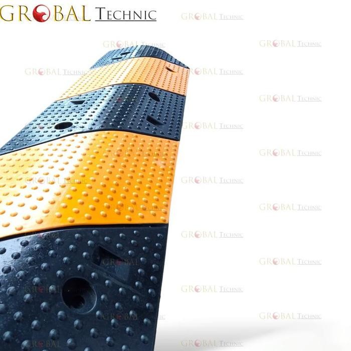 

Khusus Grab! Rubber Speed Bump Cable Protector 1 Line / Polisi Tidur Karet Kabel Protektor 1Meter