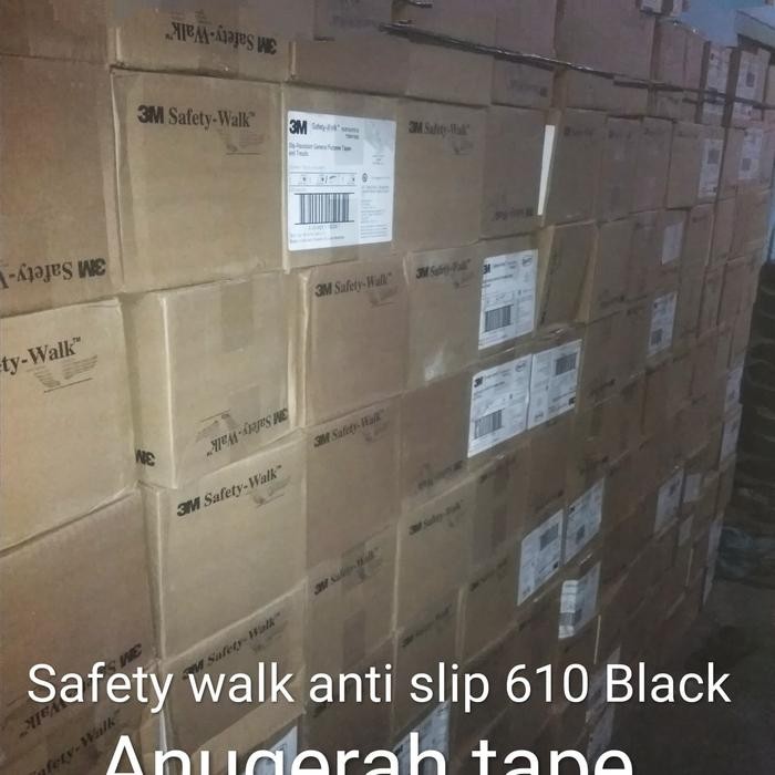 

3M Safety Walk Anti Slip 610 Black 6 Inci X 18 Meter