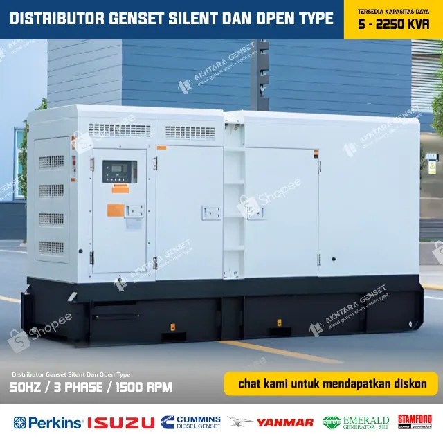 YANMAR Generator Genset 20 Kva - Jual Genset Silent YANMAR Akhtara Genset Indonesia