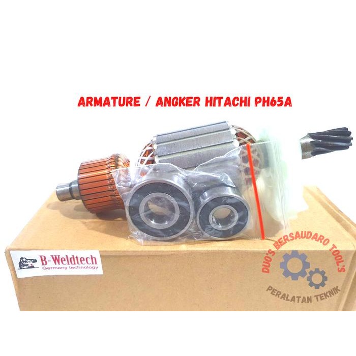 Armature / Angker Hitachi PH65A Angker Gurinda Hitachi PH 65A