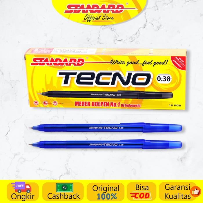 

Standard - Pulpen Tecno 0.38 ( Alat Tulis / Pen / Ballpoint / Pena )